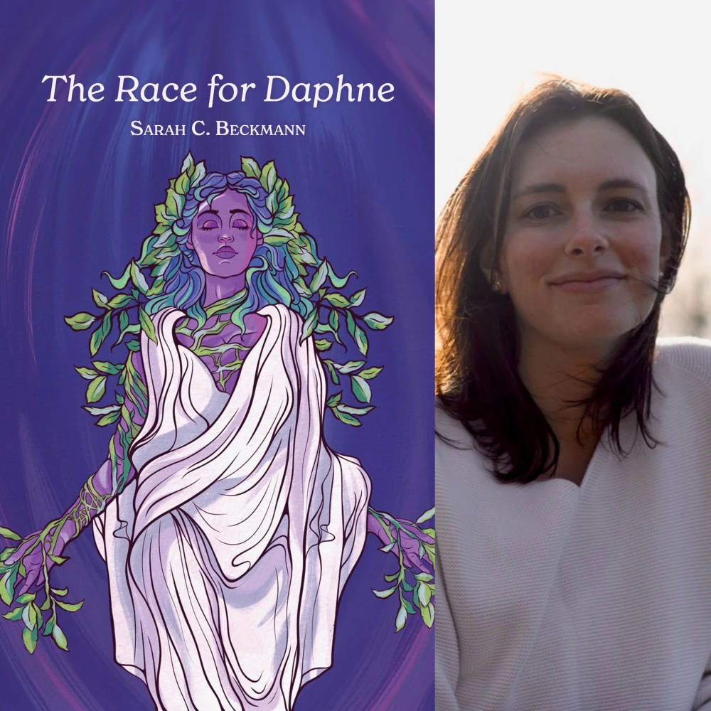Book cover for Sarah C. Beckmann’s The Race for Daphne.