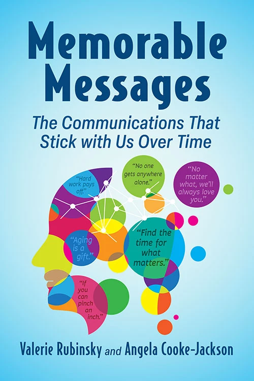 Book cover for Valerie Rubinsky and Angela Cooke-Jackson’s Memorable Messages.
