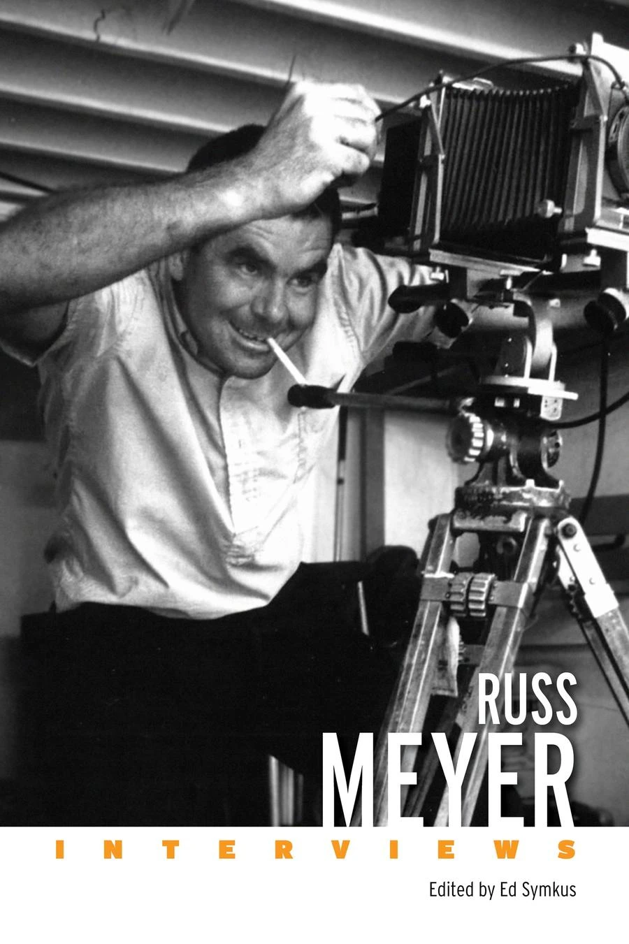 Book cover for Ed Symkus’s Russ Meyer: Interviews.